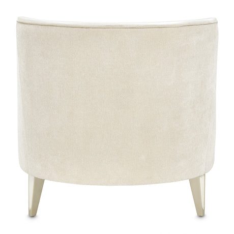 La Marisia Light Champagne Chaise from Michael Amini - Luna Furniture
