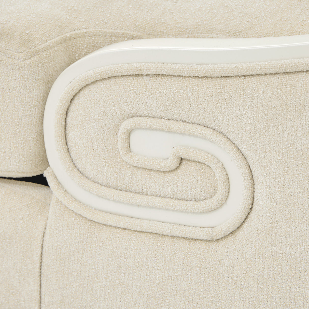 La Marisia Light Champagne Chaise from Michael Amini - Luna Furniture