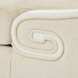 La Marisia Light Champagne Chaise from Michael Amini - Luna Furniture