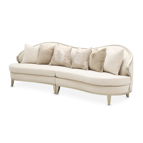 Camellia Field Caramel 2-piece Sofa - Cornsilk/champagne from Michael Amini - Luna Furniture