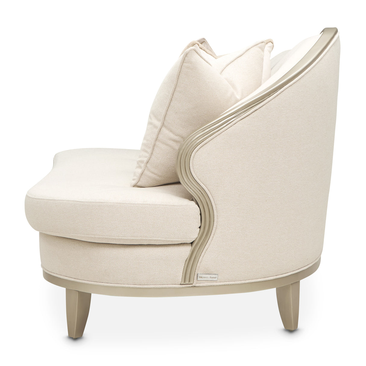 Camellia Field Caramel 2-piece Sofa - Cornsilk/champagne from Michael Amini - Luna Furniture