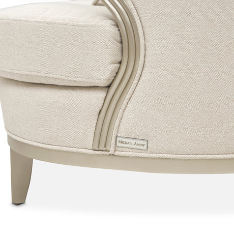 Camellia Field Caramel 2-piece Sofa - Cornsilk/champagne from Michael Amini - Luna Furniture