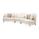 Camellia Field Caramel 3-piece Sofa - Cornsilk/champagne from Michael Amini - Luna Furniture
