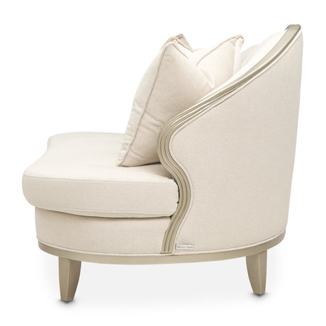 Camellia Field Caramel 3-piece Sofa - Cornsilk/champagne from Michael Amini - Luna Furniture