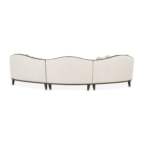 Camellia Field Pecan Warm Pecan Camellia Field 3 Piece Sofa Linen Warm Pecan from Michael Amini - Luna Furniture