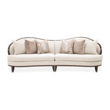 Camellia Field Pecan Warm Pecan Camellia Field 3 Piece Sofa Linen Warm Pecan from Michael Amini - Luna Furniture