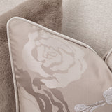Camellia Field Pecan Warm Pecan Camellia Field 3 Piece Sofa Linen Warm Pecan from Michael Amini - Luna Furniture