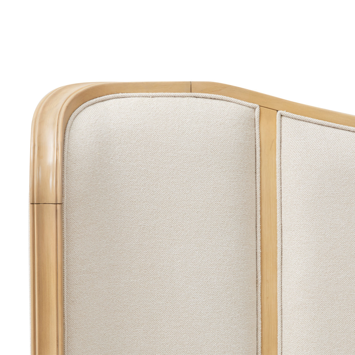 Camellia Field Caramel Eastern King Upholstered Bed (3pc) from Michael Amini - Luna Furniture
