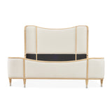 Camellia Field Caramel Queen Upholstered Bed (3pc) from Michael Amini - Luna Furniture