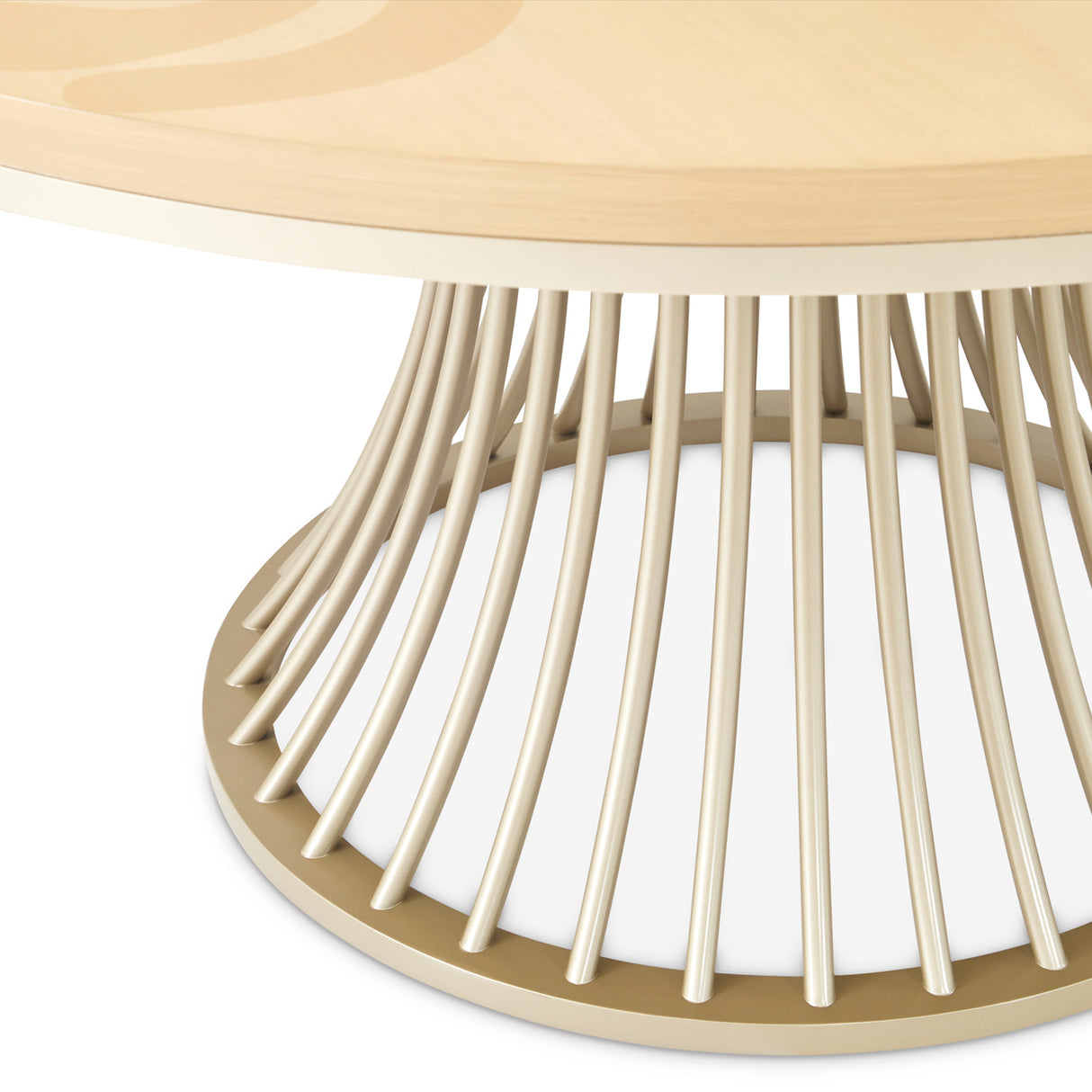 Camellia Field Caramel Round Dining Table from Michael Amini - Luna Furniture