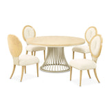 Camellia Field Caramel Round Dining Table from Michael Amini - Luna Furniture