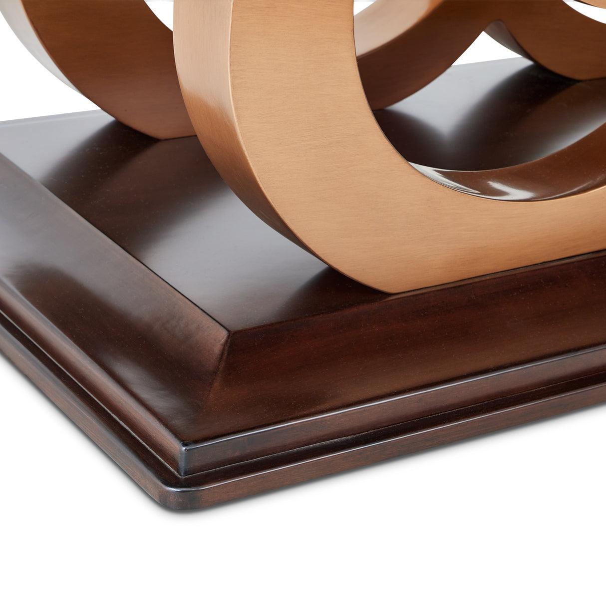 Camellia Field Pecan Warm Pecan Rectangular Pedestal Dining Table from Michael Amini - Luna Furniture
