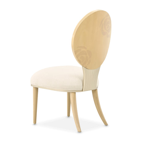 Camellia Field Caramel Dining Side Chair from Michael Amini - Luna Furniture