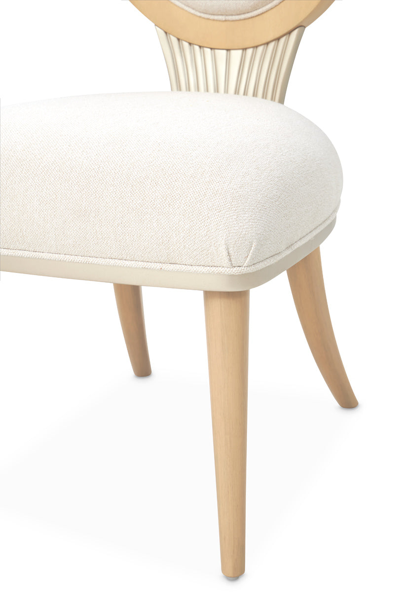 Camellia Field Caramel Dining Side Chair from Michael Amini - Luna Furniture