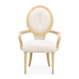 Camellia Field Caramel Dining Arm Chair from Michael Amini - Luna Furniture