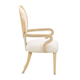 Camellia Field Caramel Dining Arm Chair from Michael Amini - Luna Furniture