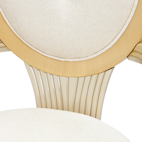 Camellia Field Caramel Dining Arm Chair from Michael Amini - Luna Furniture