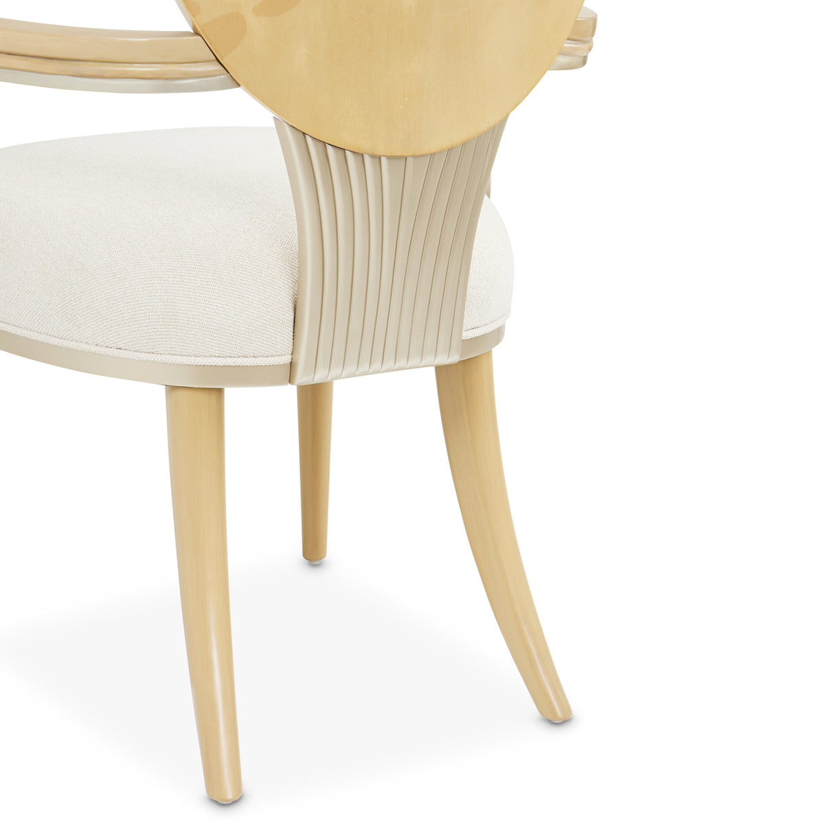 Camellia Field Caramel Dining Arm Chair from Michael Amini - Luna Furniture