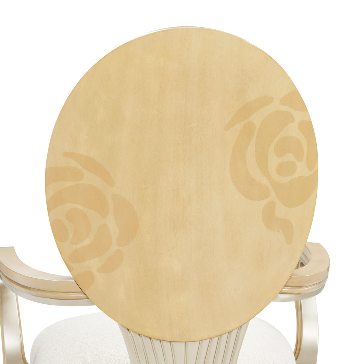 Camellia Field Caramel Dining Arm Chair from Michael Amini - Luna Furniture