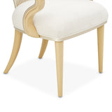 Camellia Field Caramel Dining Arm Chair from Michael Amini - Luna Furniture