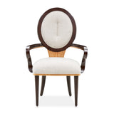 Camellia Field Pecan Warm Pecan Camellia Field Arm Chair Warm Pecan from Michael Amini - Luna Furniture