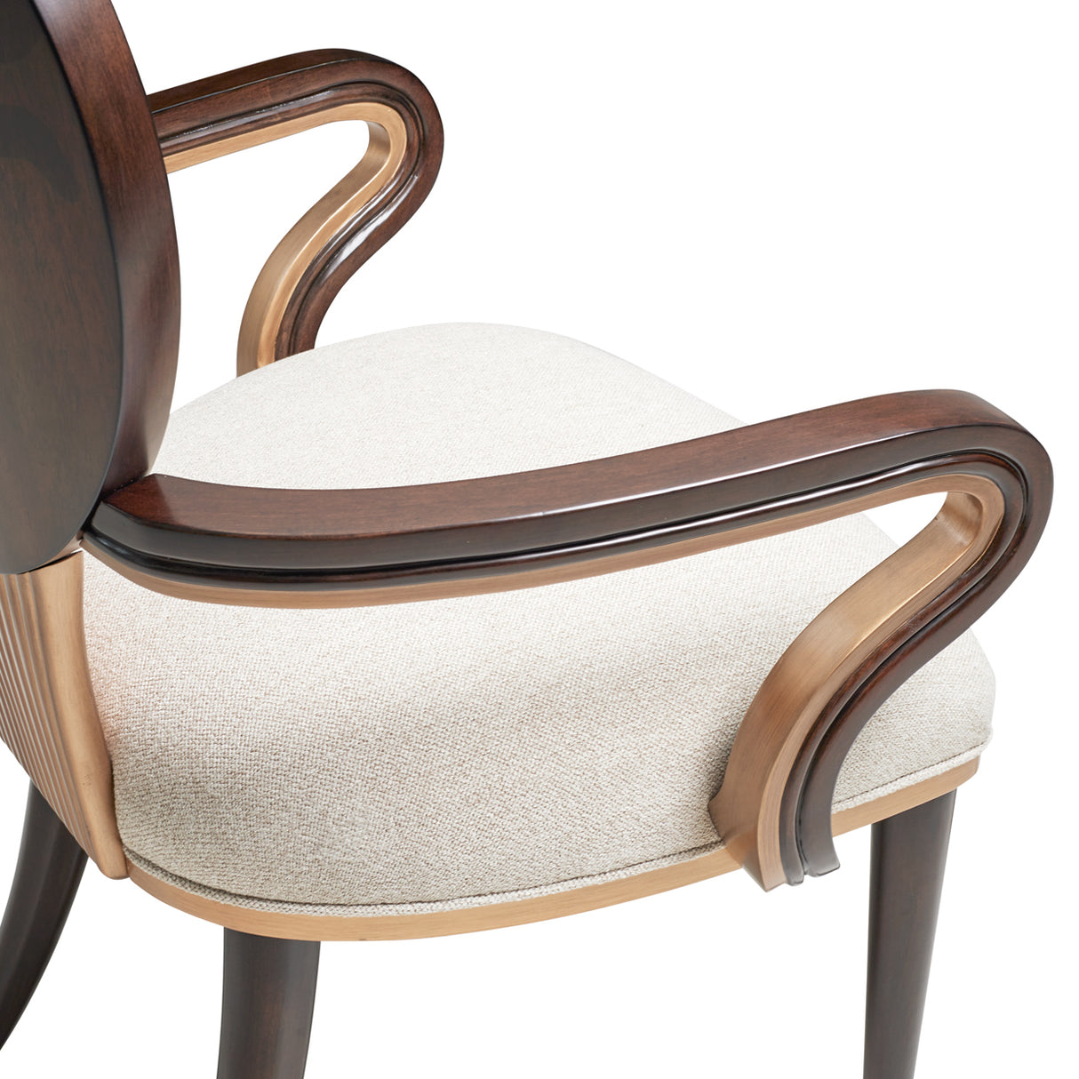 Camellia Field Pecan Warm Pecan Camellia Field Arm Chair Warm Pecan from Michael Amini - Luna Furniture