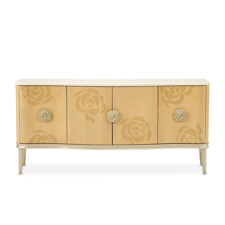 Camellia Field Caramel Sideboard from Michael Amini - Luna Furniture