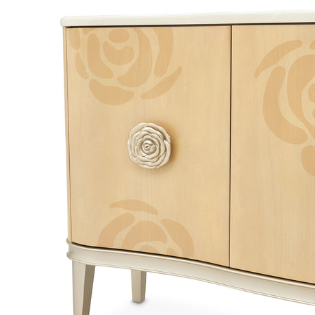 Camellia Field Caramel Sideboard from Michael Amini - Luna Furniture
