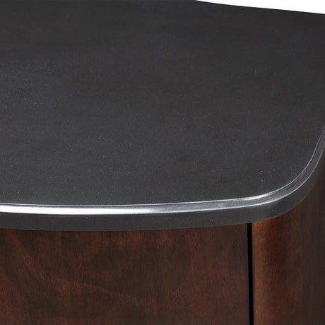 Camellia Field Pecan Warm Pecan Camellia Field Nightstand Warm Pecan from Michael Amini - Luna Furniture