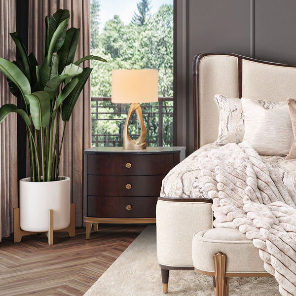 Camellia Field Pecan Warm Pecan Camellia Field Nightstand Warm Pecan
