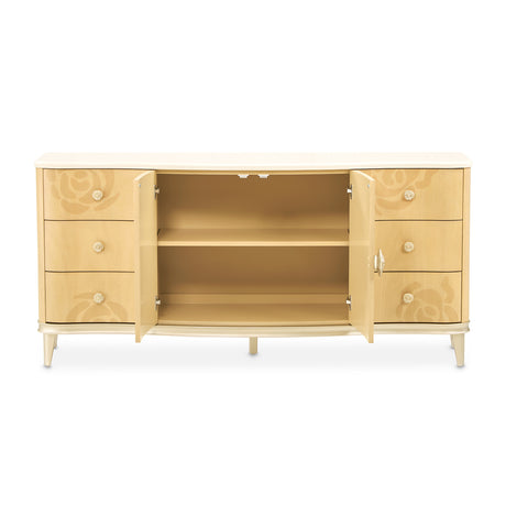 Camellia Field Caramel Dresser from Michael Amini - Luna Furniture