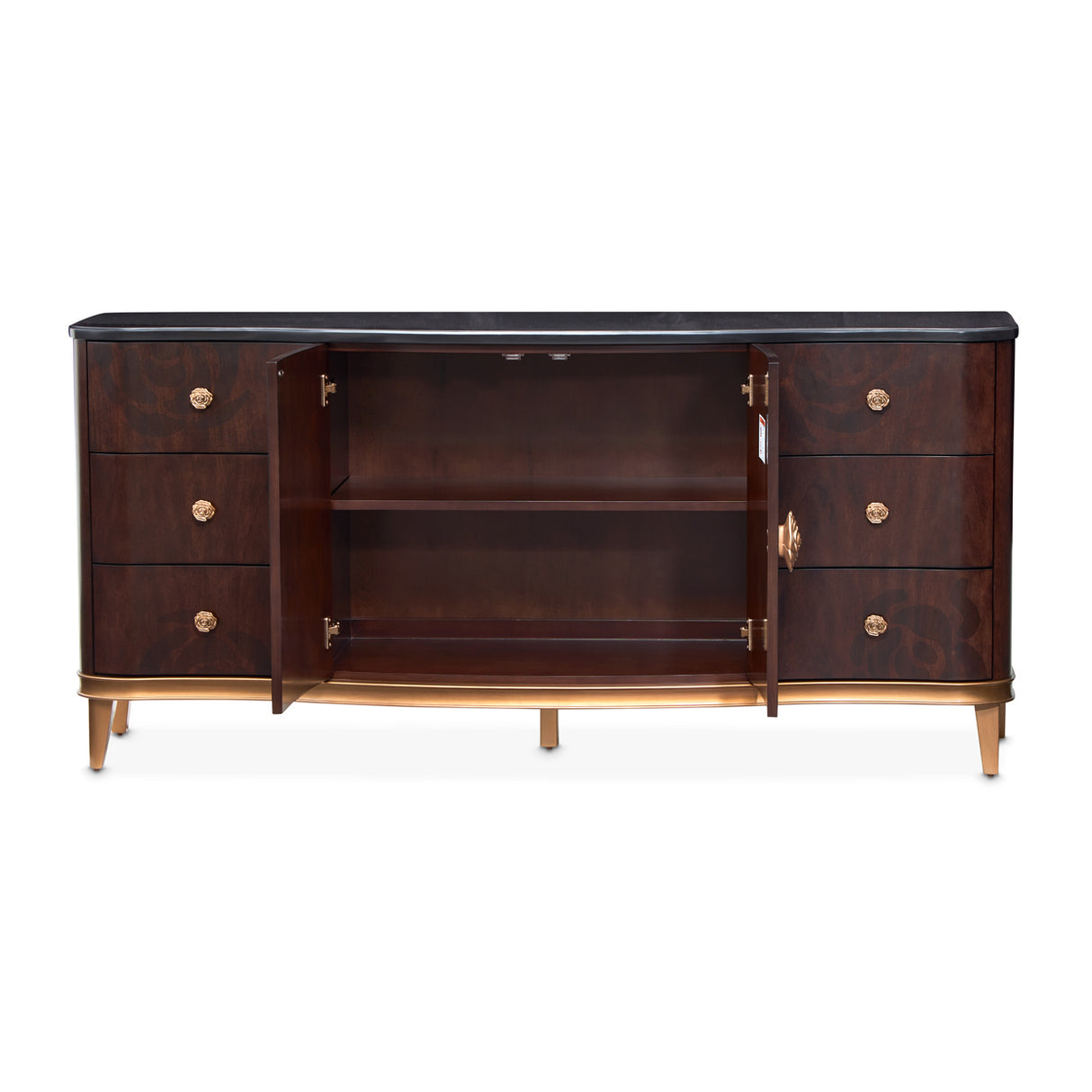 Camellia Field Pecan Warm Pecan Camellia Field Dresser Warm Pecan from Michael Amini - Luna Furniture
