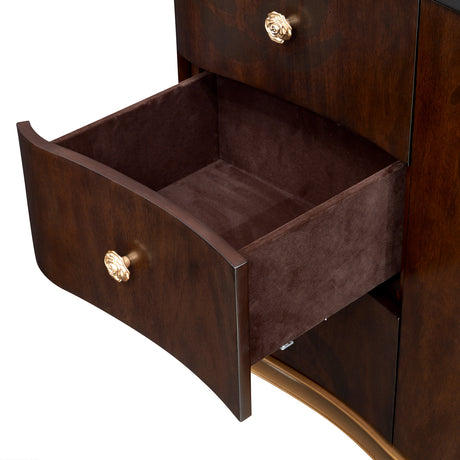 Camellia Field Pecan Warm Pecan Camellia Field Dresser Warm Pecan from Michael Amini - Luna Furniture
