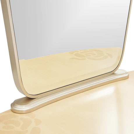 Camellia Field Caramel Vanity Mirror from Michael Amini - Luna Furniture
