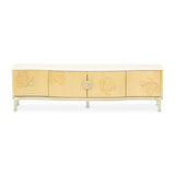 Camellia Field Caramel Media Cabinet from Michael Amini - Luna Furniture