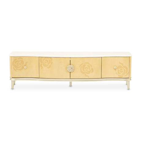 Camellia Field Caramel Media Cabinet from Michael Amini - Luna Furniture