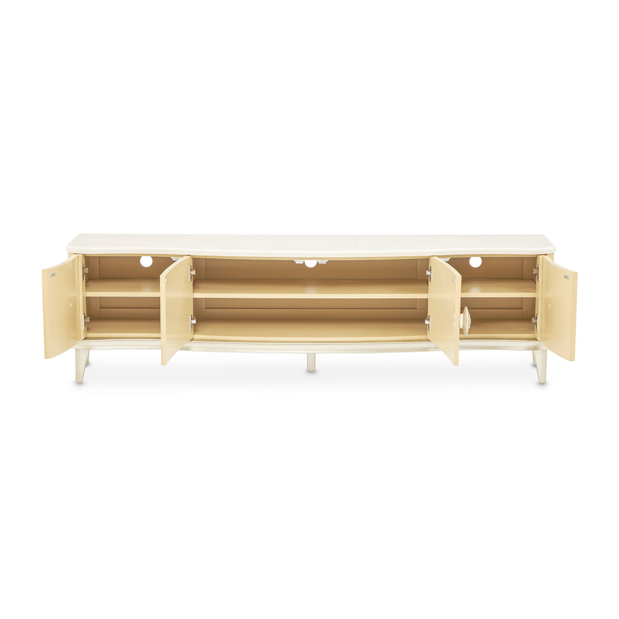 Camellia Field Caramel Media Cabinet from Michael Amini - Luna Furniture