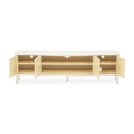 Camellia Field Caramel Media Cabinet from Michael Amini - Luna Furniture