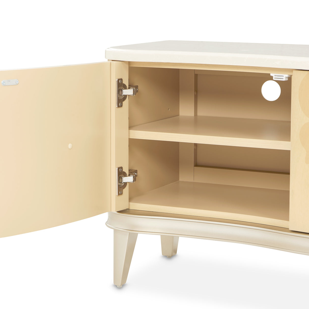 Camellia Field Caramel Media Cabinet from Michael Amini - Luna Furniture