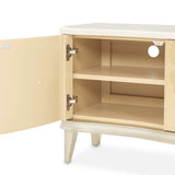 Camellia Field Caramel Media Cabinet from Michael Amini - Luna Furniture