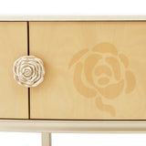 Camellia Field Caramel Media Cabinet from Michael Amini - Luna Furniture