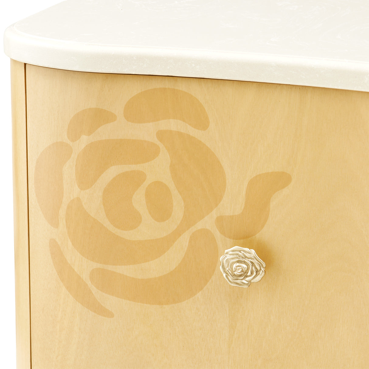 Camellia Field Caramel Media Cabinet from Michael Amini - Luna Furniture