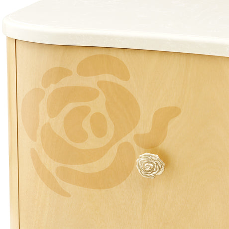 Camellia Field Caramel Media Cabinet from Michael Amini - Luna Furniture