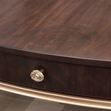 Camellia Field Pecan Warm Pecan Camellia Field Oval Cocktail Table Warm Pecan from Michael Amini - Luna Furniture