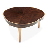 Camellia Field Pecan Warm Pecan Camellia Field Cocktail Table Warm Pecan from Michael Amini - Luna Furniture