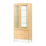 Camellia Field Caramel Display Cabinet from Michael Amini - Luna Furniture