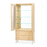 Camellia Field Caramel Display Cabinet from Michael Amini - Luna Furniture