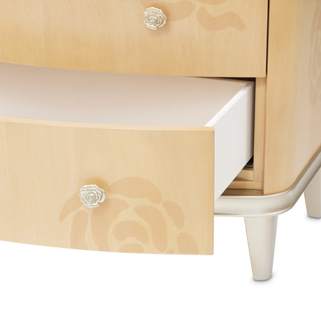 Camellia Field Caramel Display Cabinet from Michael Amini - Luna Furniture