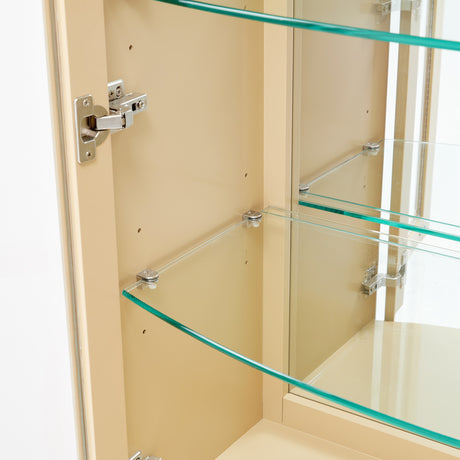 Camellia Field Caramel Display Cabinet from Michael Amini - Luna Furniture