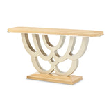 Camellia Field Caramel Console Table from Michael Amini - Luna Furniture